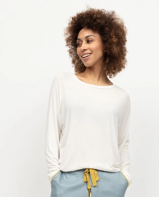 Piper Womens Slouch Jersey Pyjama Top Feminine Women's Style 