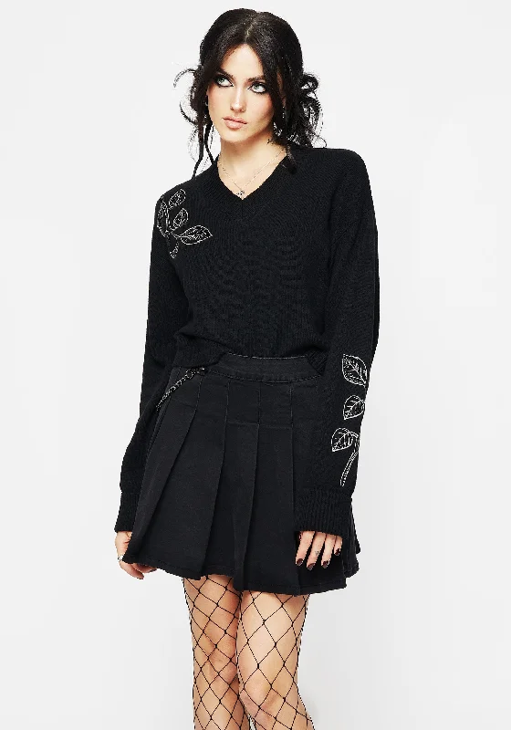 Amalthea Embroidered Jumper Cool Women's Distressed