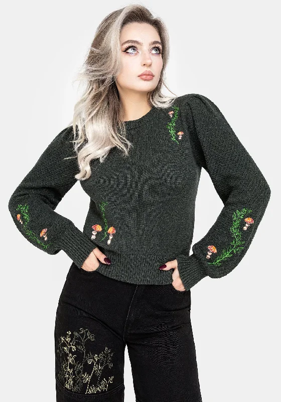Fable Embroidered Jumper Refined Women's Velvet