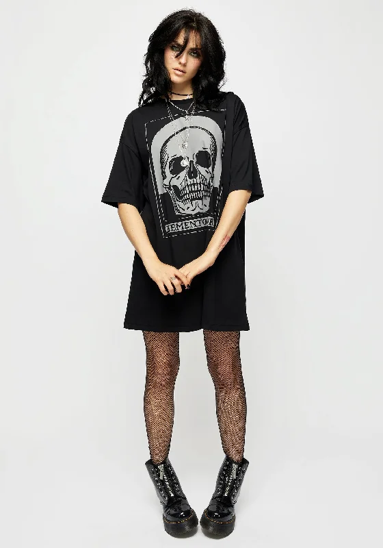 Memento Mori Tee Dress Geometric