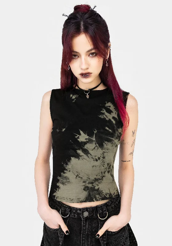 Erosion Tie Dye Sleeveless Tee Athletic Women's 