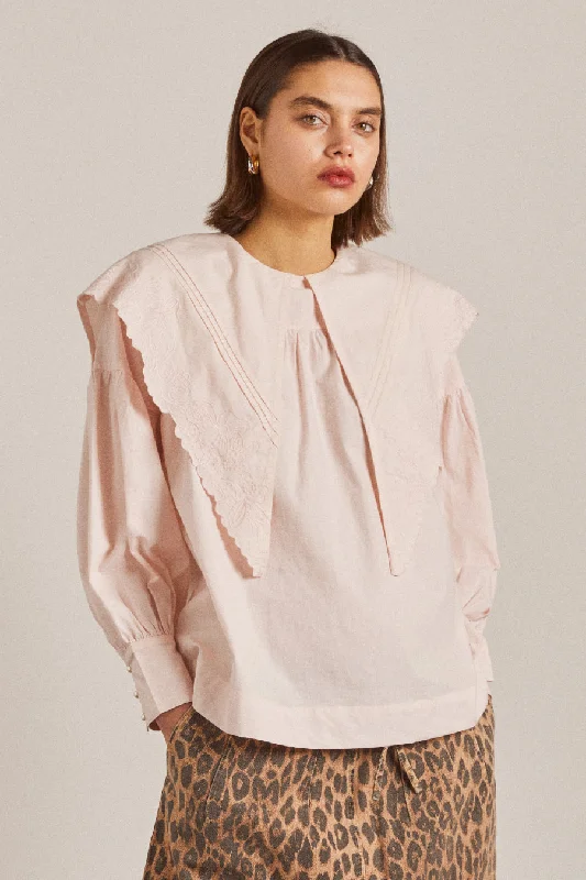 embroidered candy blouse - pink Practical Women's Multi - 