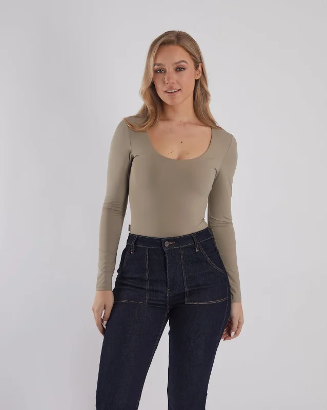 Kellece Body Suit Mink Feminine Women's Soft 