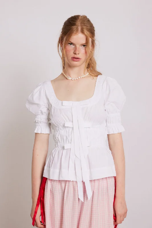 bianca blouse - white Contemporary 