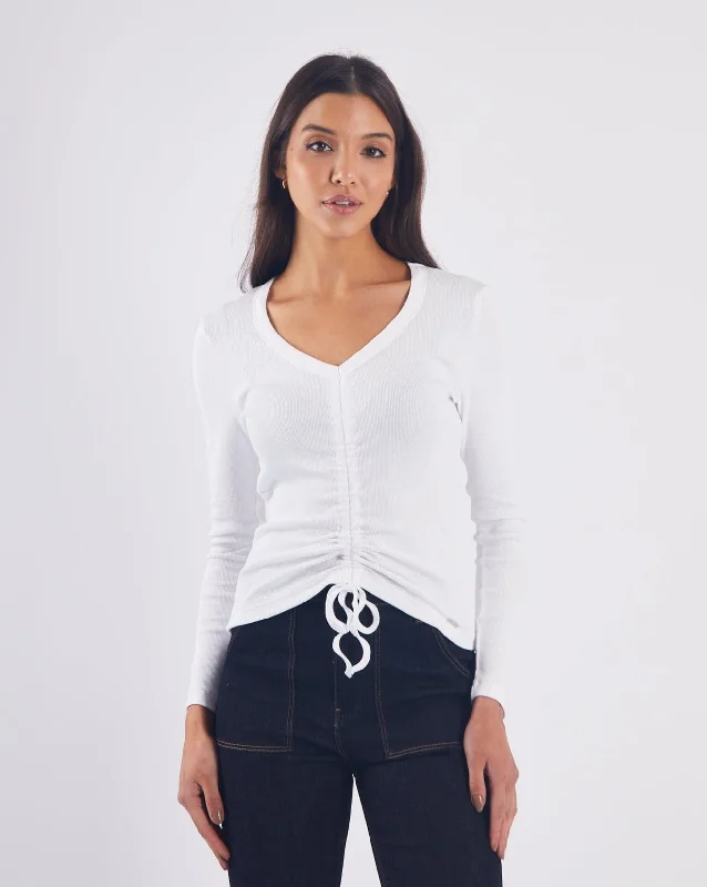 Heather T-Shirt Dove White Bohemian Women's Free