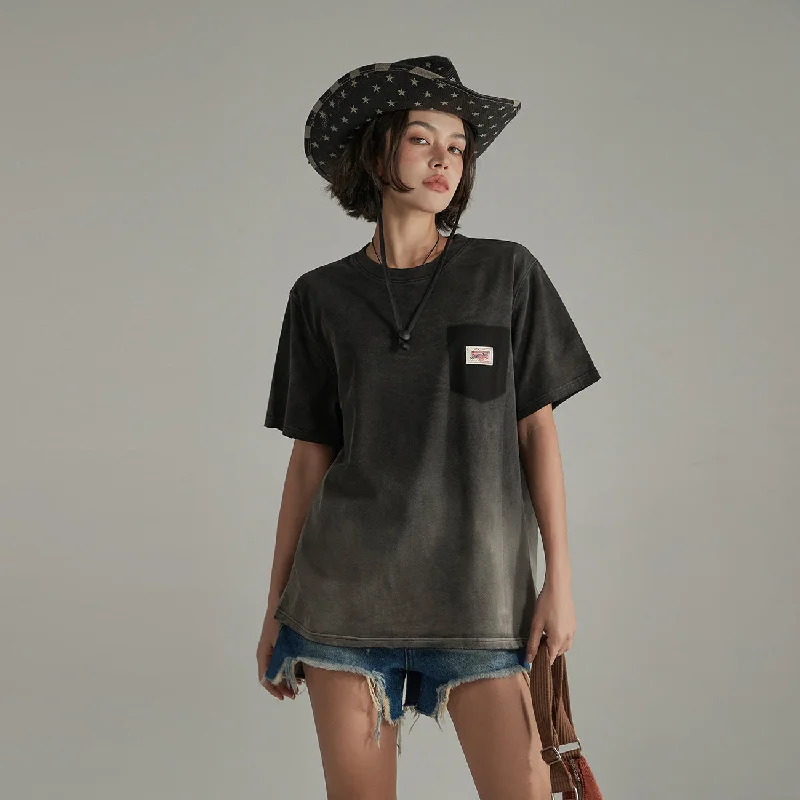 Daily Gradient Cotton Short Sleeve T-Shirt Business