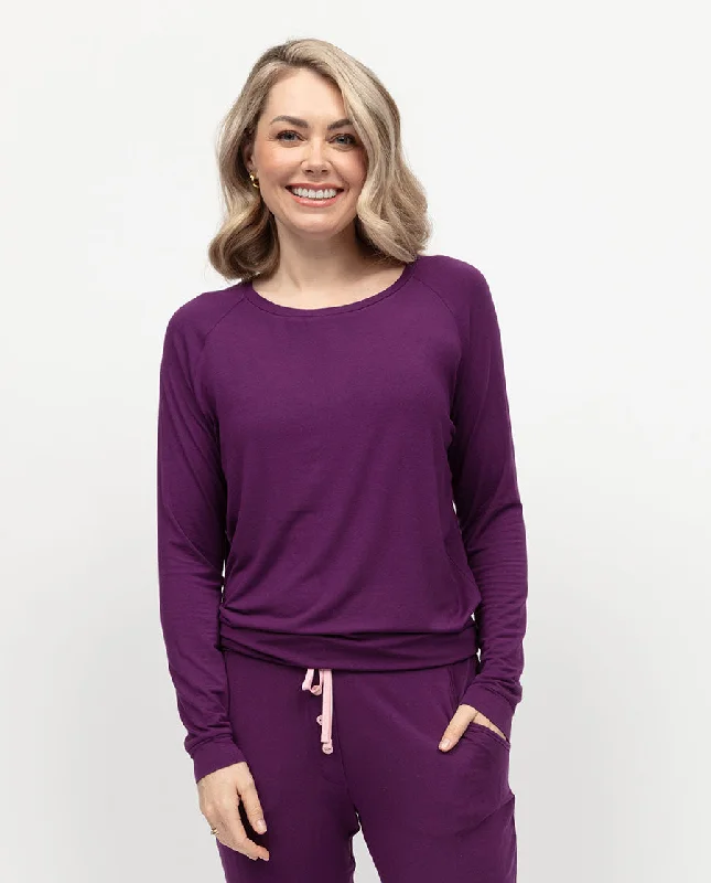Colette Womens Slouch Jersey Pyjama Top Sharp Women's Italian