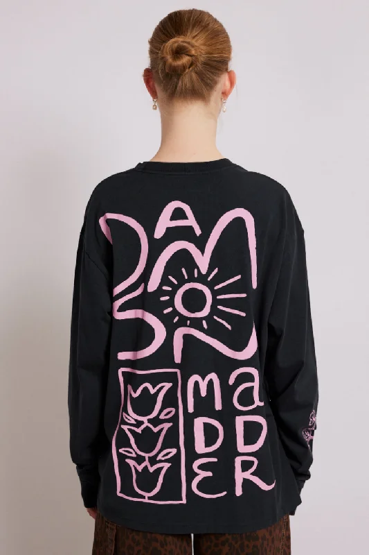 sunshine long sleeve tee Monochromatic Office Style