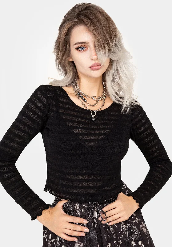 Gomez Striped Crop Feminine Women's Soft 