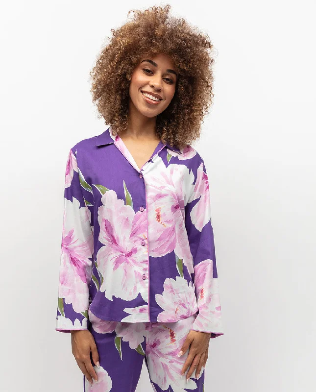 Valentina Floral Print Pyjama Top Artistic Women's Avant - 