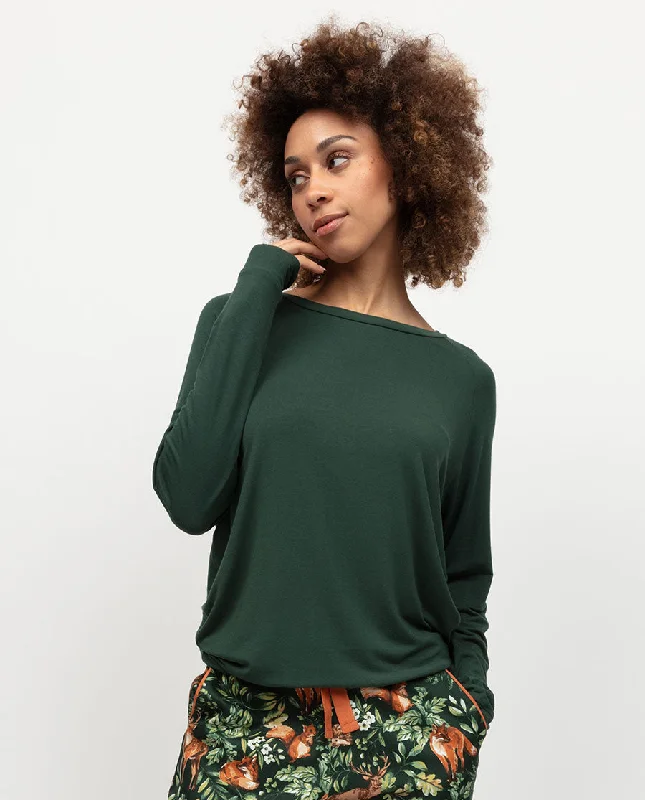 Forrest Womens Slouch Jersey Pyjama Top Disco