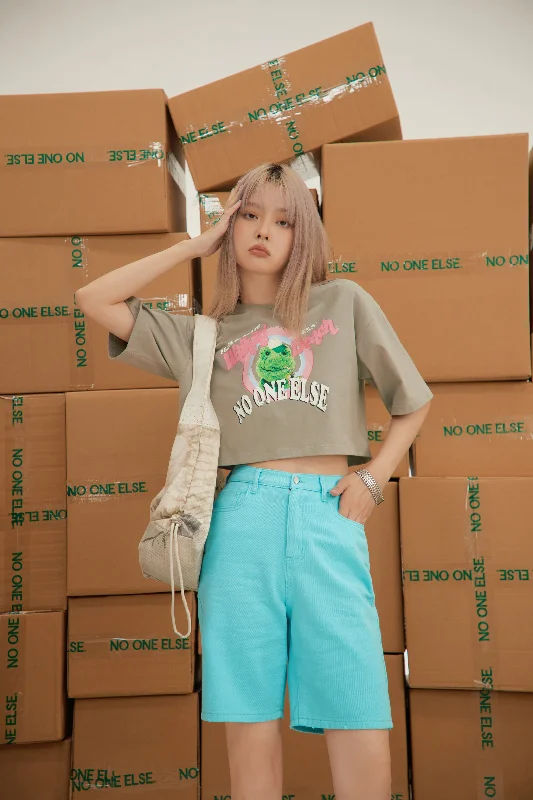 Make Sure The Balance Is Fair Crop Top Modern Women's 