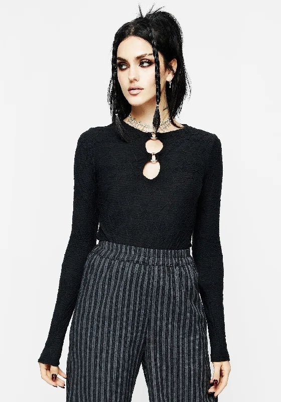 Smoulder Long Sleeve Top Trendy Women's 