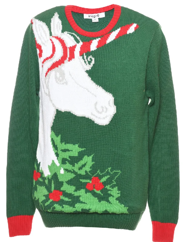 Animal Design Christmas Jumper - M French