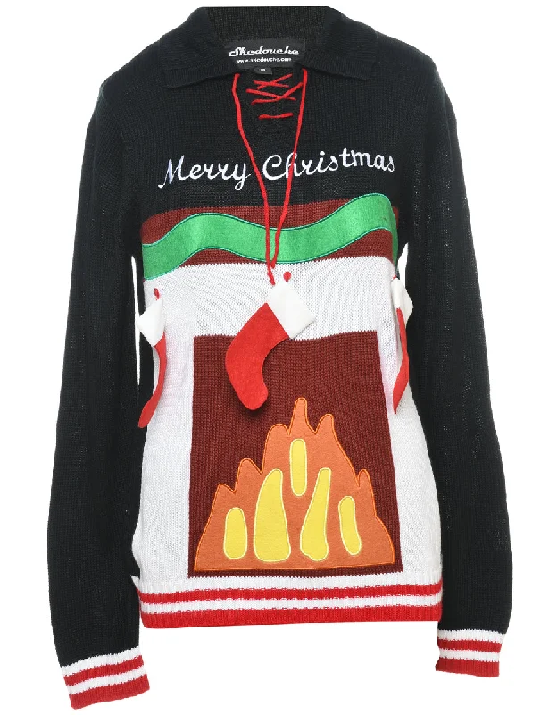 Festive Season Christmas Jumper - S Elegant Women's 