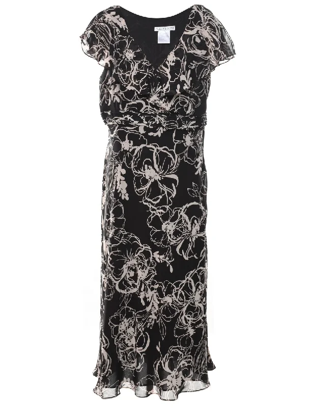 Floral Print Dress - M Bohemian Women's Free