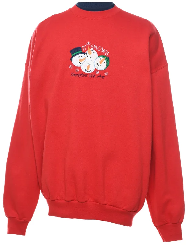 Snowman Christmas Sweatshirt - XL purpose