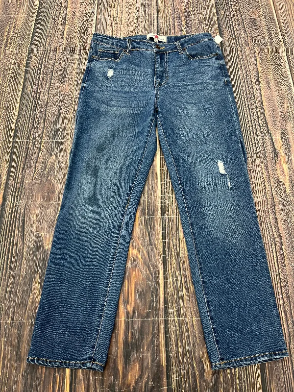 Jeans Boot Cut By Clothes Mentor In Blue Denim, Size: 6 Sharp Women's Italian