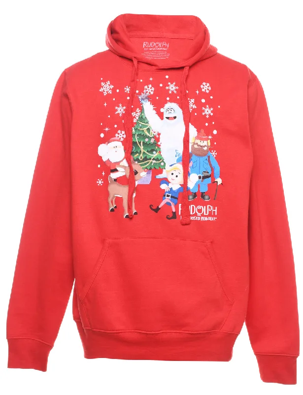 Festive Season Hooded Christmas Sweatshirt - XL Youthful Women's Pop