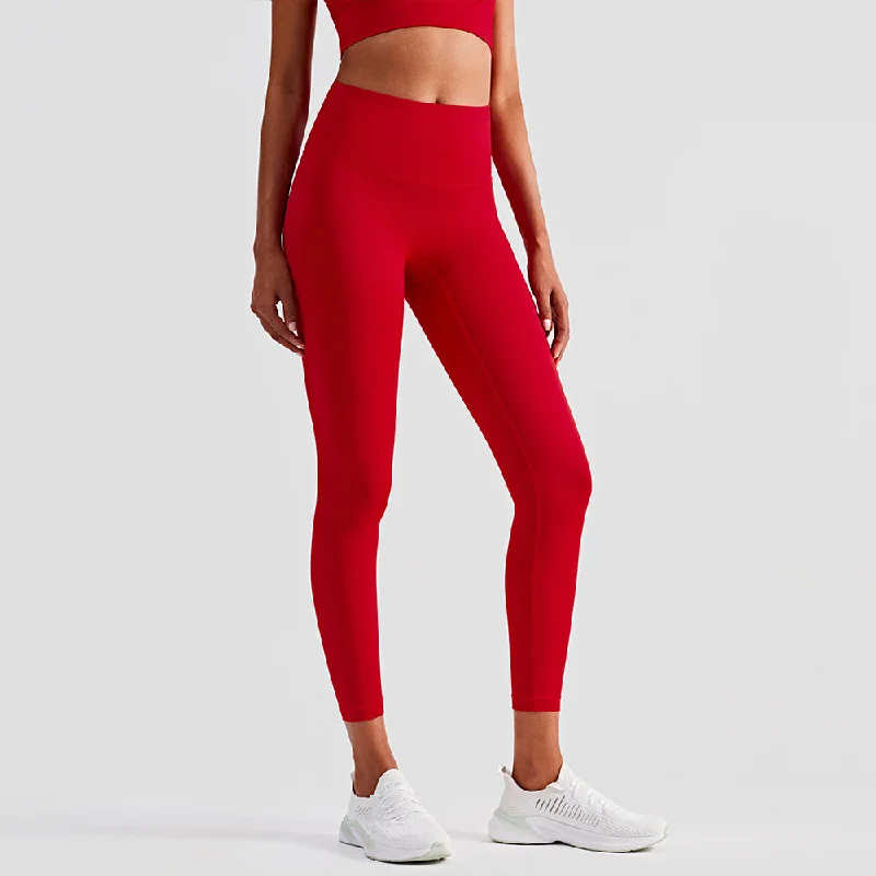 High Waist Yoga Legging Polished Women's Silk