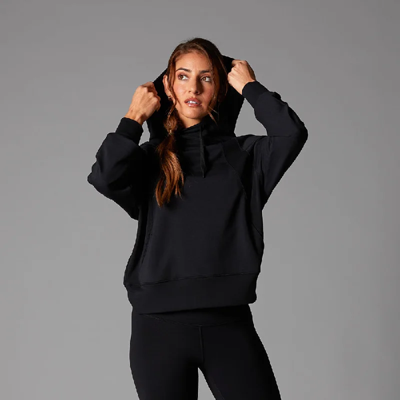 Cozy Paneled Hoodie Refined Women's Classic 