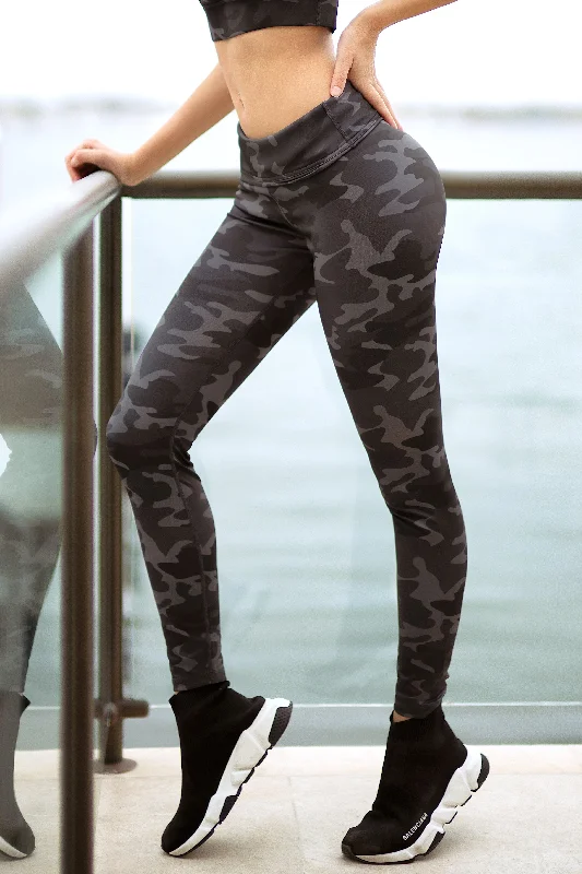 Dark Camo Active Leggings Gym