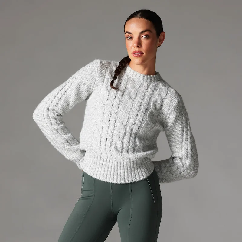 Classic Cable Sweater Feminine Women's Soft 