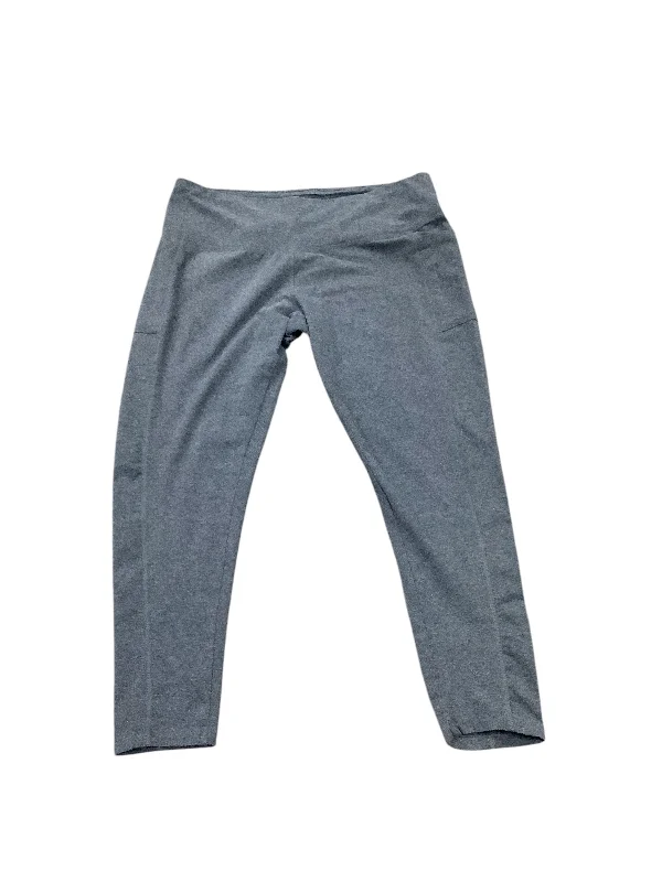 Athletic Leggings By Clothes Mentor In Grey, Size: 2x Modern Women's Tech