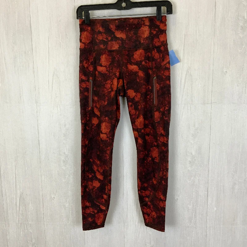 Athletic Leggings By Athleta In Red, Size: Xs Rugged Women's Outdoor 