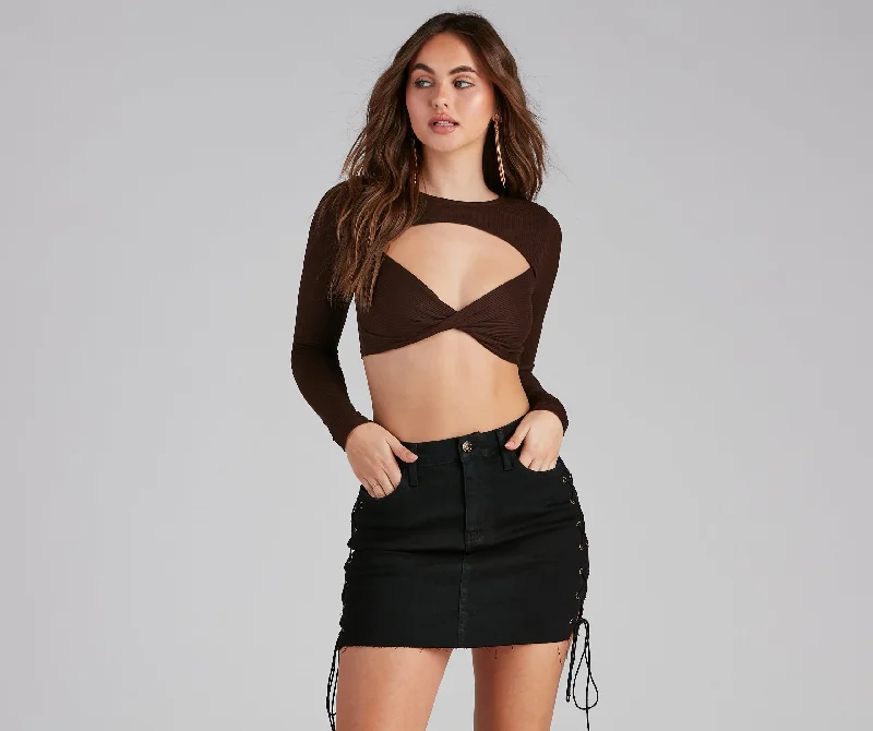 Don't Get It Twisted Crop Top Business