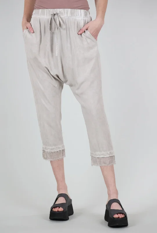 Silky Extended Rise Pant, Ivory Elegant Women's 