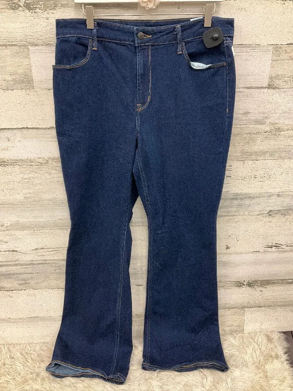 Jeans Flared By Old Navy In Blue, Size: 14 Modern Women's 