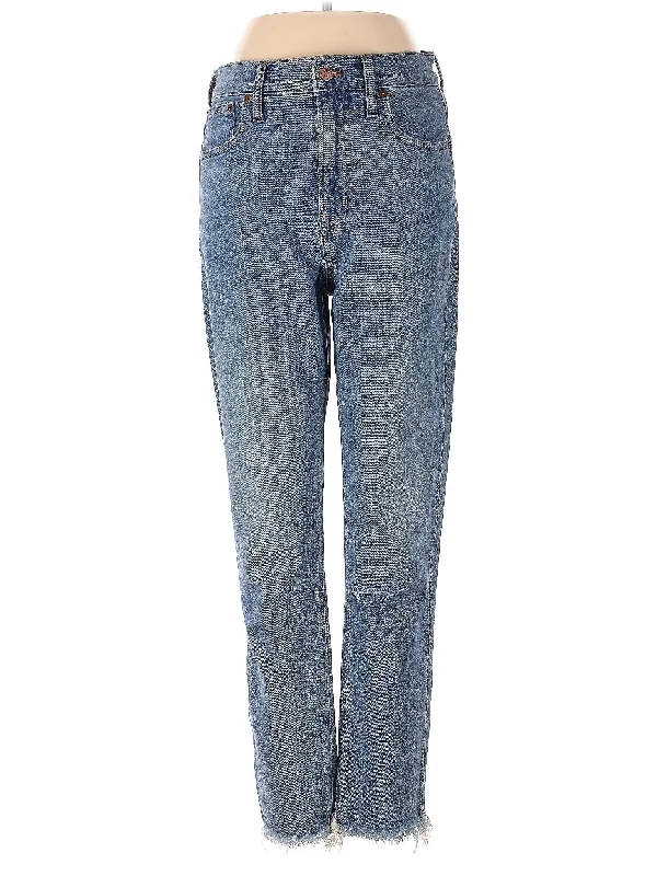 High-Rise Straight-leg Jeans in Light Wash Vintage Women's 1970S 