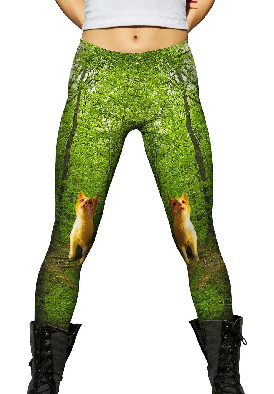 Orange Cat Forest Monochromatic All - in - one