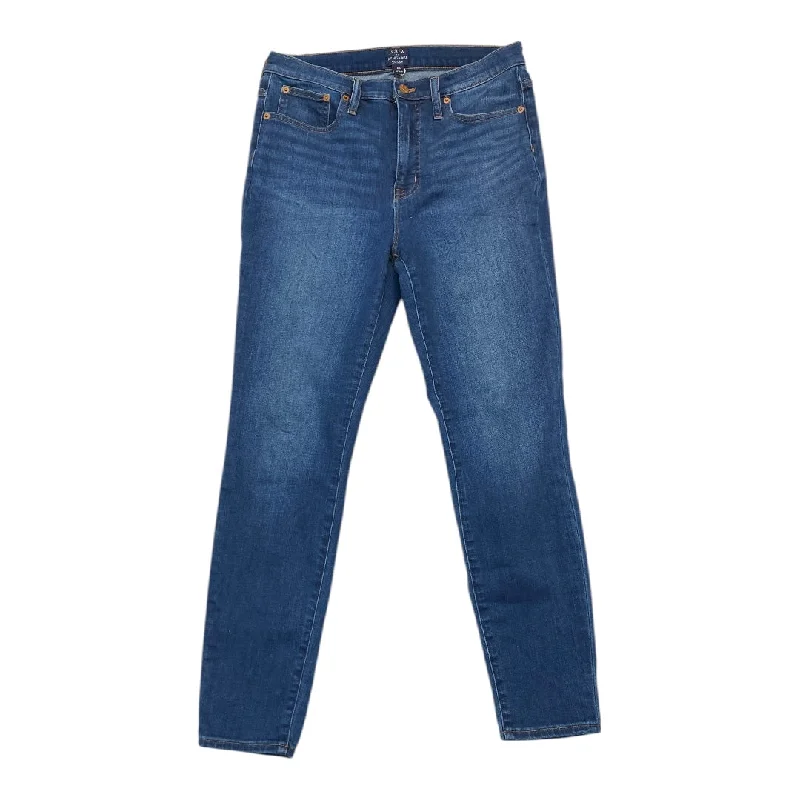 Jeans Straight By J. Crew In Blue Denim, Size: 8 Streetwear Style for 