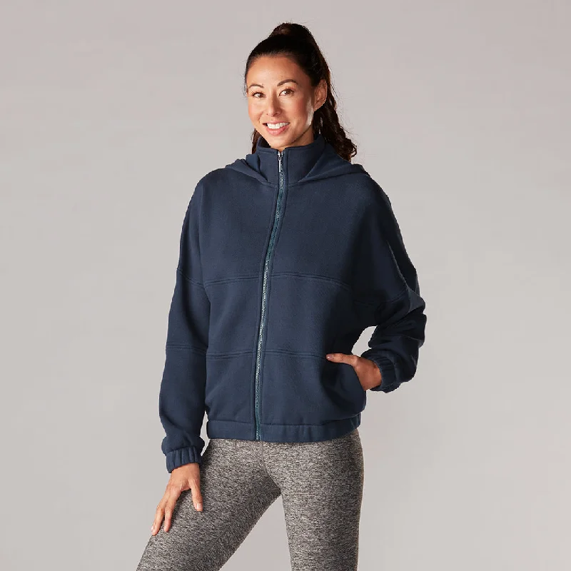 Studio to Street Full Zip Hoodie * Luxurious Women's High -  end