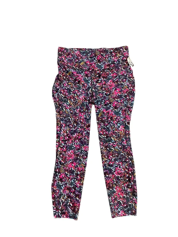 Athletic Leggings By Lululemon In Pink Purple, Size: 12 Sustainable Organic