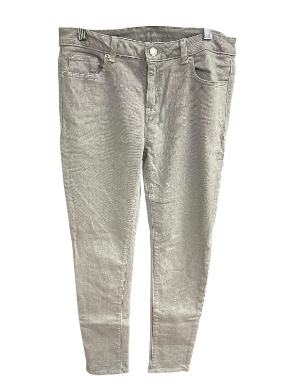Jeans Skinny By Michael By Michael Kors In Grey, Size: 8 Gym