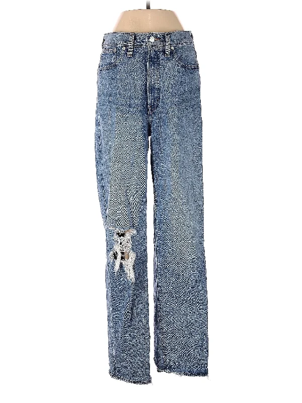 Mid-Rise Wide-leg Jeans Bold Women's Animal Print