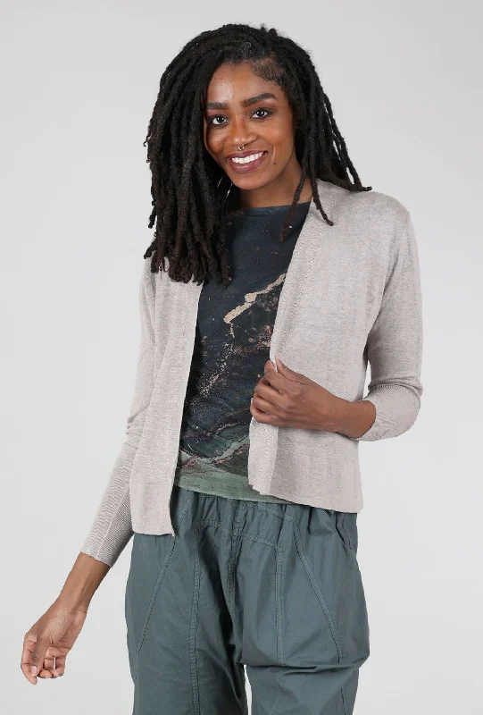 Linen Knit Open Cardie, Flax Refined Women's 
