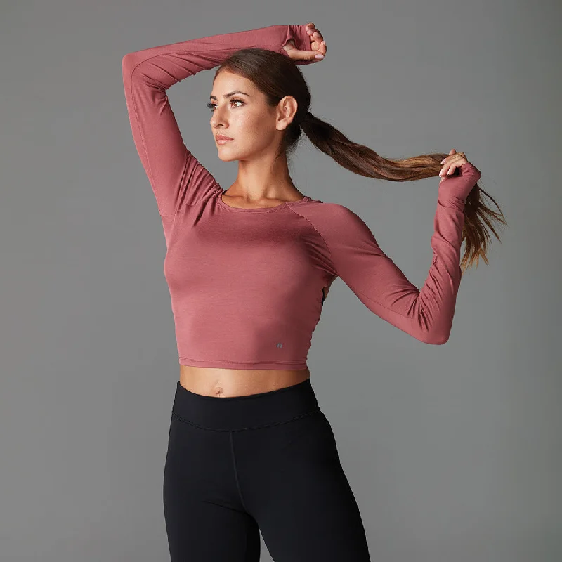Favorite Long Sleeve Crop Tee * Modern Women's Tech