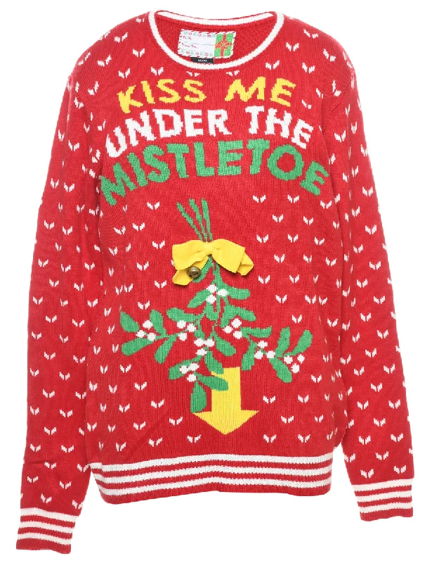Festive Season Christmas Jumper - M Laid - back Women's Vibe