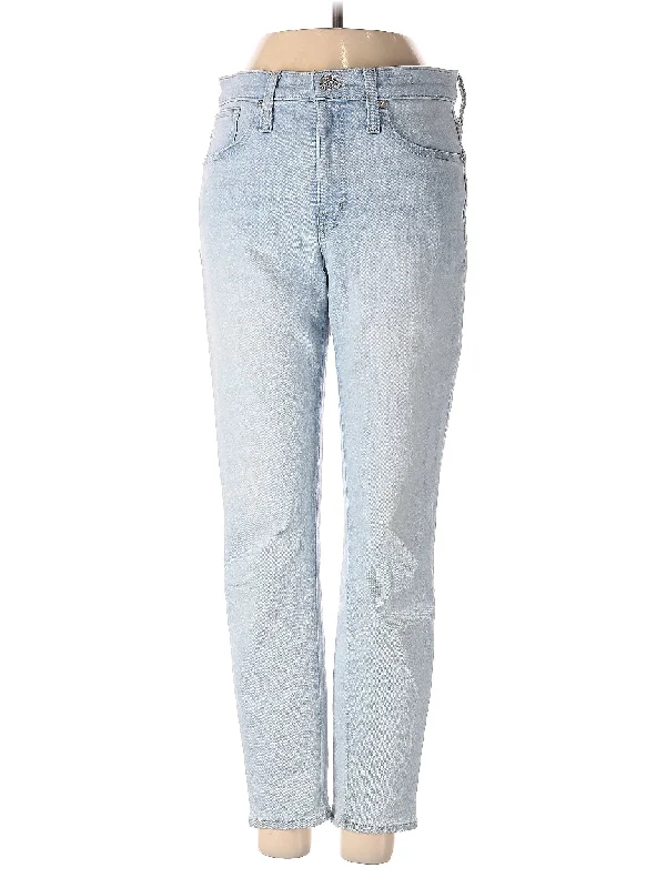 High-Rise Boyjeans Jeans in Light Wash Minimalist Women's Casual