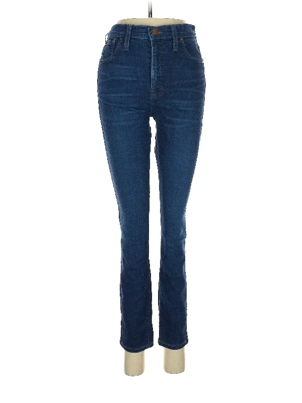 Mid-Rise Bootleg Jeans in Dark Wash Modern Women's 