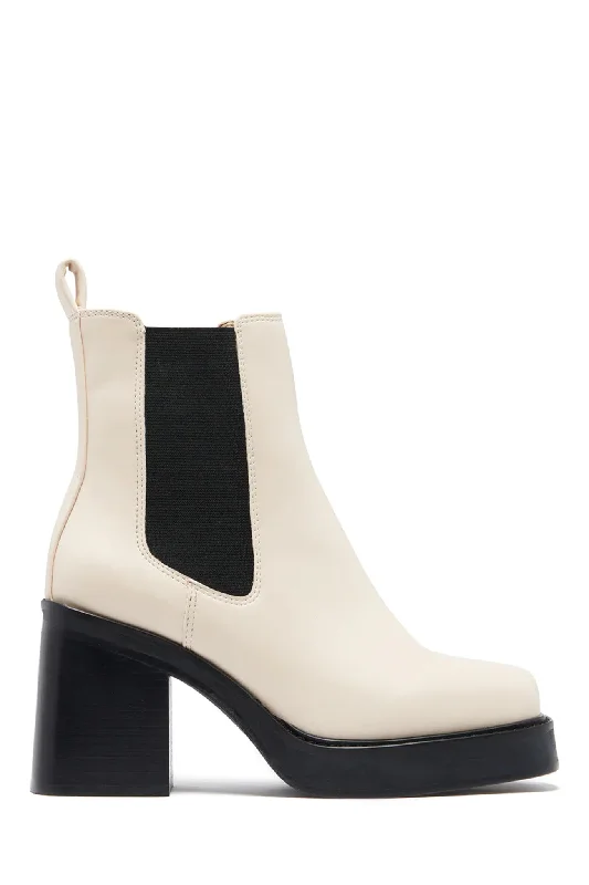 THERAPY Axel Boot Bone Monochromatic Office Style
