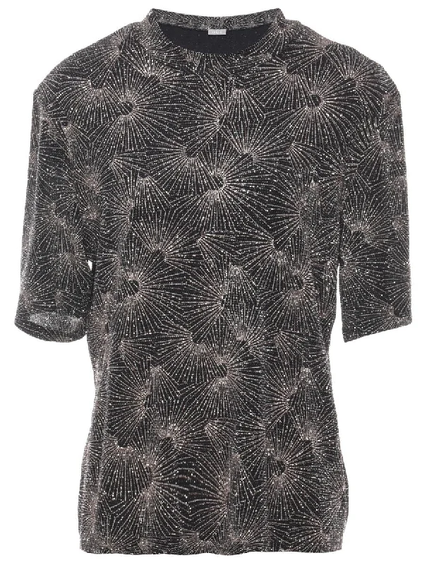 Sparkly Evening Top - M Dapper Women's 1920S