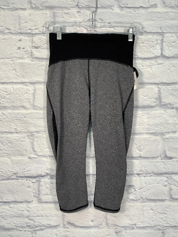 Athletic Leggings By Lululemon In Grey, Size: S Laid - back Women's Style