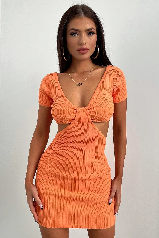 Justin Dress - Orange Modern Women's 