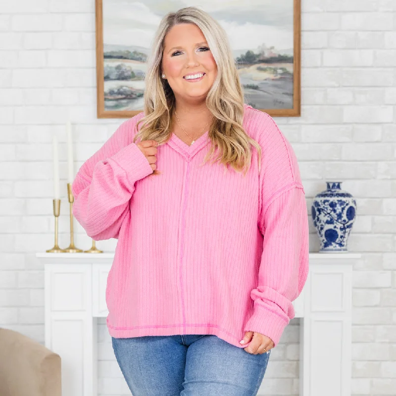 In The Orchard Sweater, Pink Gym