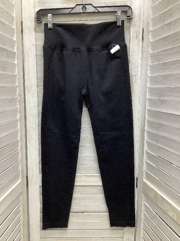 Athletic Leggings By Clothes Mentor In Black, Size: M Classic Women's Pin - striped